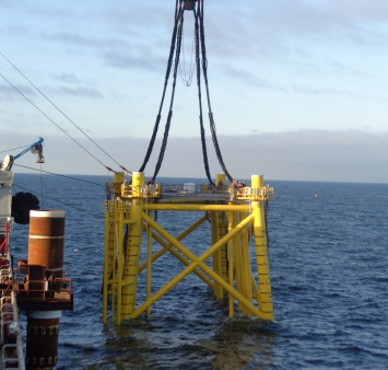 Offshore installation Race Bank 02