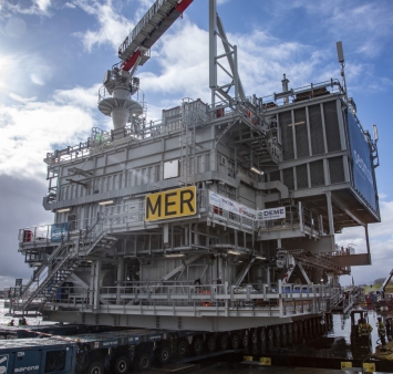 First of SeaMade’s two offshore substations sets sail to the Belgian North Sea