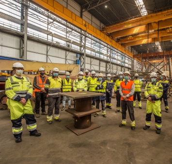Smulders and ENGIE Solutions kick off topside fabrication of TenneT project Hollandse Kust (west Alpha)